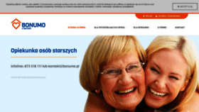 What Bonumo.pl website looked like in 2020 (4 years ago)