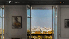 What Barnes-paris.com website looked like in 2020 (4 years ago)