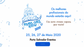 What Brasilcakeshow.com.br website looked like in 2020 (4 years ago)