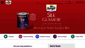 What Bergerpaints.com website looked like in 2020 (4 years ago)