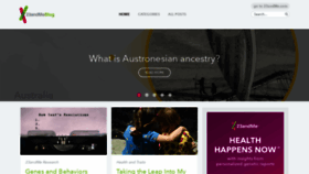 What Blog.23andme.com website looked like in 2020 (4 years ago)