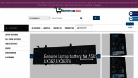 What Battery-mall.com website looked like in 2020 (4 years ago)