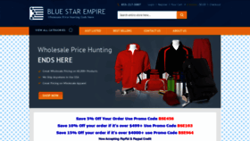 What Bluestarempire.com website looked like in 2020 (4 years ago)