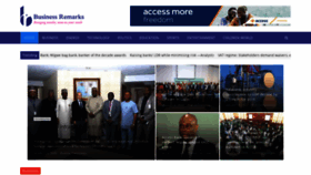What Businessremarks.com.ng website looked like in 2020 (4 years ago)