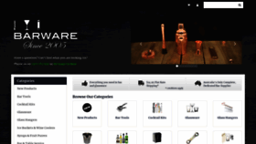 What Barware.com.au website looked like in 2020 (4 years ago)