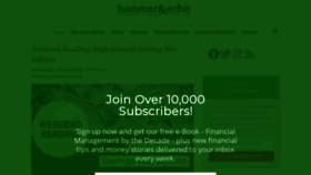 What Boomerandecho.com website looked like in 2020 (4 years ago)
