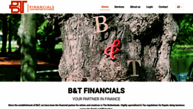 What Btfinancials.com website looked like in 2020 (4 years ago)