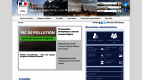 What Bas-rhin.gouv.fr website looked like in 2020 (4 years ago)