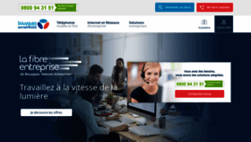What Bouyguestelecom-entreprises.fr website looked like in 2020 (4 years ago)