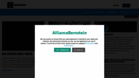 What Bernstein.com website looked like in 2020 (4 years ago)