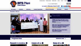 What Bits-dubai.ac.ae website looked like in 2020 (4 years ago)
