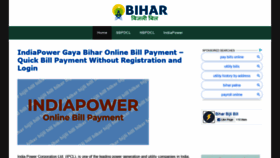 What Biharbijlibill.com website looked like in 2020 (4 years ago)