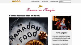 What Baconismagic.ca website looked like in 2020 (4 years ago)