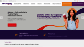 What Bancoripley.com.pe website looked like in 2020 (6 years ago)