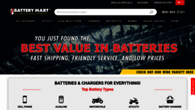 What Batterymart.com website looked like in 2020 (4 years ago)