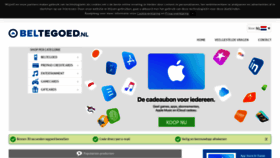 What Beltegoed.nl website looked like in 2020 (4 years ago)