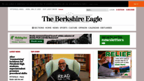 What Berkshireeagle.com website looked like in 2020 (4 years ago)
