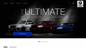 What Bmw.com.au website looked like in 2020 (4 years ago)
