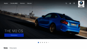 What Bmw.co.za website looked like in 2020 (4 years ago)
