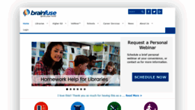 What Brainfuse.com website looked like in 2020 (4 years ago)