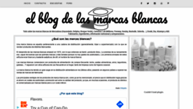 What Blogmarcasblancas.com website looked like in 2020 (4 years ago)