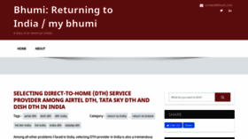 What Bhumi.com website looked like in 2020 (4 years ago)