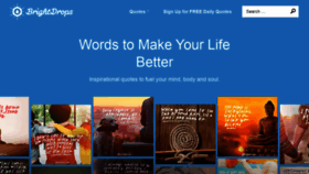 What Brightdrops.com website looked like in 2020 (5 years ago)