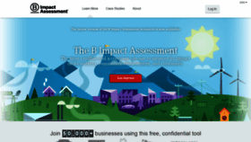 What Bimpactassessment.net website looked like in 2020 (4 years ago)