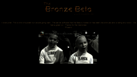 What Bronzebeta.com website looked like in 2020 (4 years ago)