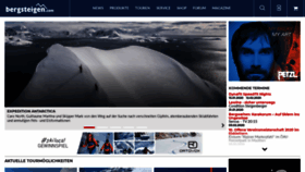 What Bergsteigen.com website looked like in 2020 (4 years ago)