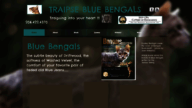 What Bluebengals.com website looked like in 2020 (4 years ago)