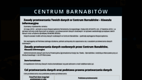 What Barnabici.pl website looked like in 2020 (4 years ago)