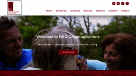 What Brgcommunications.com website looked like in 2020 (4 years ago)