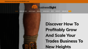 What Businesssight.com.au website looked like in 2020 (4 years ago)