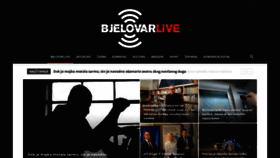 What Bjelovar.live website looked like in 2020 (4 years ago)