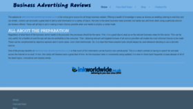 What Business-advertising-reviews.co.uk website looked like in 2020 (4 years ago)