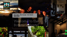 What Botanicohostel.com website looked like in 2020 (4 years ago)