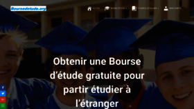 What Boursedetude.org website looked like in 2020 (4 years ago)
