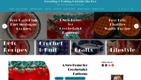 What Bakingoutsidethebox.com website looked like in 2020 (4 years ago)