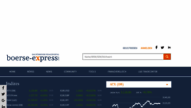 What Boerse-express.com website looked like in 2020 (4 years ago)