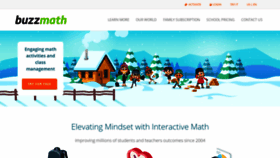 What Buzzmath.com website looked like in 2020 (4 years ago)