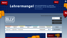 What Bllv.de website looked like in 2020 (5 years ago)