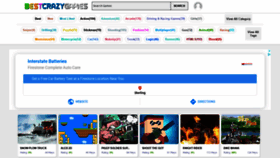 What Bestcrazygames.com website looked like in 2020 (4 years ago)