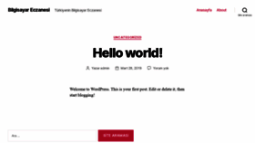 What Bilgisayareczanesi.com website looked like in 2020 (4 years ago)
