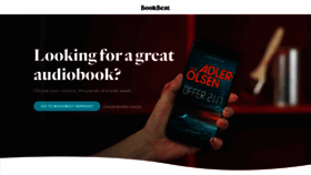 What Bookbeat.com website looked like in 2020 (4 years ago)