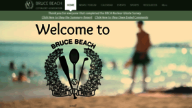 What Bruce-beach.com website looked like in 2020 (4 years ago)