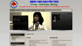 What Bvnguyentrai.org.vn website looked like in 2020 (4 years ago)