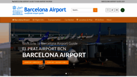 What Barcelonaairportbcn.com website looked like in 2020 (4 years ago)