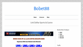 What Bobet88.com website looked like in 2020 (4 years ago)