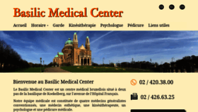 What Basilicmedicalcenter.be website looked like in 2020 (4 years ago)